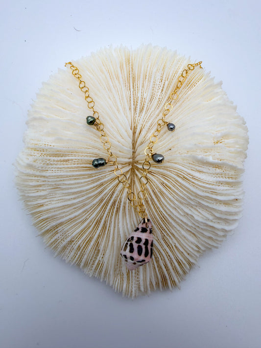 Keshi Hebrew Necklace