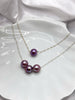 Sterling Silver Floating Edison Pearl Necklace