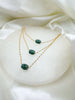 Floating Jade Necklace