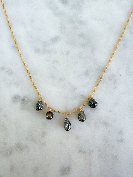 Keshi Drop Necklace