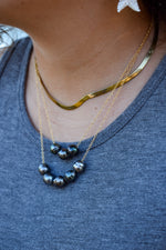Floating Tahitian Pearl Necklace