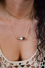 Triple Threat Bar Necklace