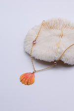 Sunrise Shell Keshi Necklace
