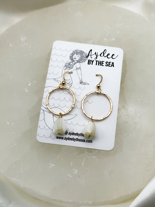 XL Pikake Drop Earring
