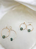 Jade Hoop Earrings