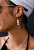 Sterling Silver Pikake Bar Earrings