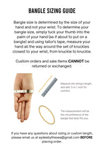 Sterling Silver Hammered Bangles