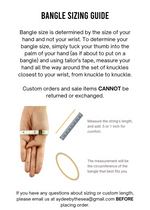 Rose Gold Hammered Bangles