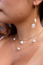 Double Drop Pearl Dangles