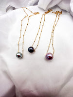 Floating Tahitian Pearl Necklace