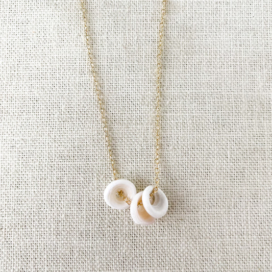 Floating Puka Necklace