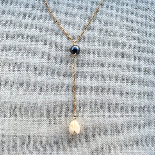 Tahitian Pearl Pikake Lariat