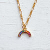 Tiny Rainbow Charm Necklace