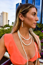 Long Pikake Bar Earrings