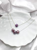 Sterling Silver Floating Edison Pearl Necklace