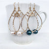Mermaid Scale Tear Drop Earrings