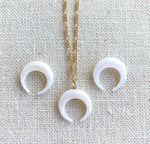 Mop Crescent Necklace