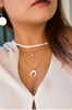 Mop Crescent Necklace