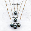 Floating Tahitian Pearl Necklace