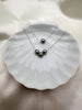Sterling Silver Floating Silver Tone Tahitian Pearl Necklace