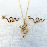 Snake Charm Necklace