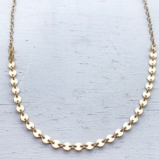 Gold Coin Choker