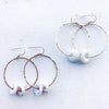 Puka Shell Hoop Earrings