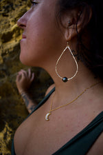 Tahitian Pearl Tear Drop Earrings