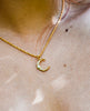 Opal Crescent Necklace