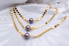 Edison Pearl Coin Chain Necklace