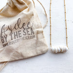 Puka Shell Bar Necklace