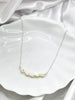 Sterling Silver Pikake Bar Necklace