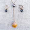 Keshi Tahitian Ear Huggers