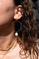 Pikake Hoop Earrings