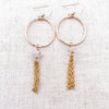 Herkimer Tassel Earrings