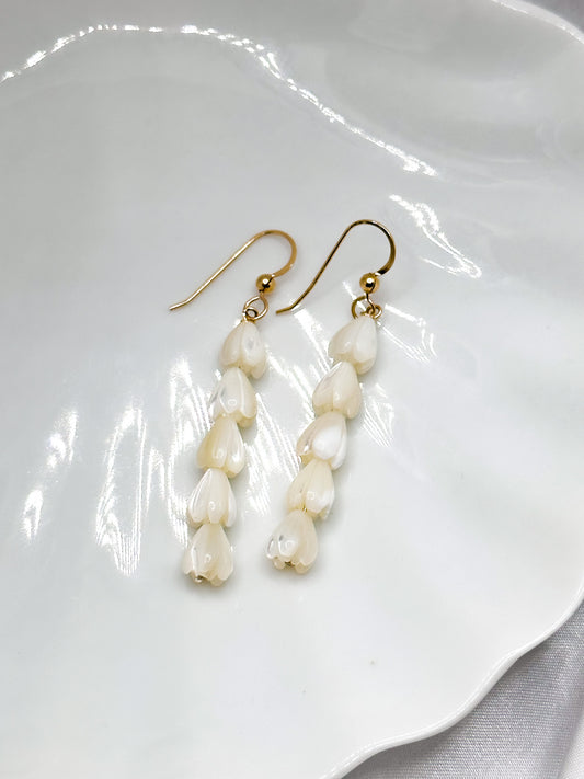 Long Pikake Bar Earrings