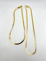 Thin Herringbone Necklace